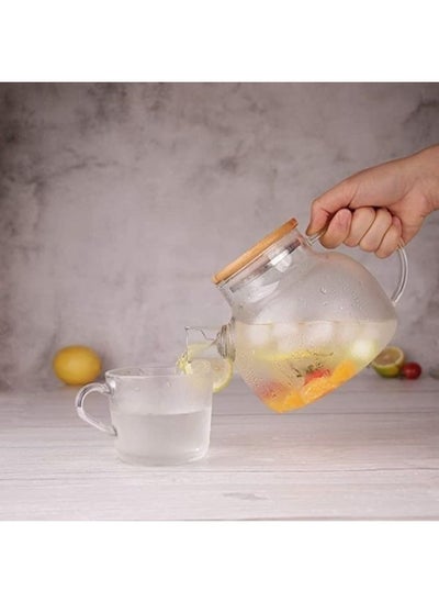 Buy 1 liter stovetop safe glass teapot in Egypt