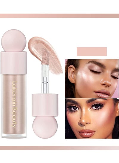 Buy Liquid Highlighter Contour Makeup Face Highlighter Bronzer Stick Cream Face Illuminator Beauty Light Glossy Finish for Face and Body Waterproof Highlighter #03 in UAE