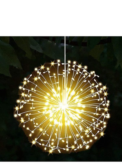 Buy Firework Lights 1 Pack LED Gazebo Lights Battery Operated, 8 Modes Garden Hanging Lights with Remote, Waterproof Starburst Lights with Remote Control, for Garden, Party, Outdoor, Indoor in UAE