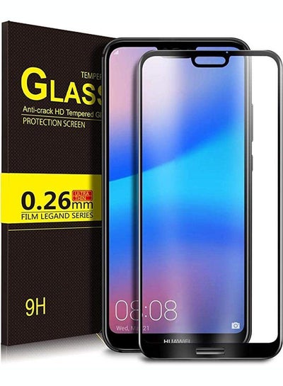 Buy Tempered Glass Screen Protector for Huawei Honor 10 lite, Black in Egypt