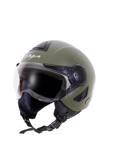 Buy Vega HELMETS VERVE-E DAG/Dull Army Green Size-M in UAE