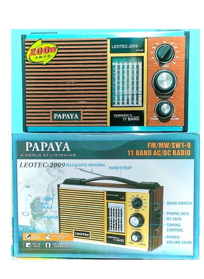 Buy LT. 2009 Classic Wood Shape Radio, FM in Egypt