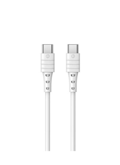 اشتري Data Cable-Zero Sense Pd65W High Elastic Tpe Fast Charge Data Cable Rc-068-White في مصر