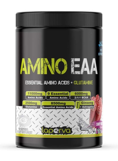 Buy Laperva Amino EAA + Glutamine, Candy Fruit, 390 Gm-30 Servings in Saudi Arabia