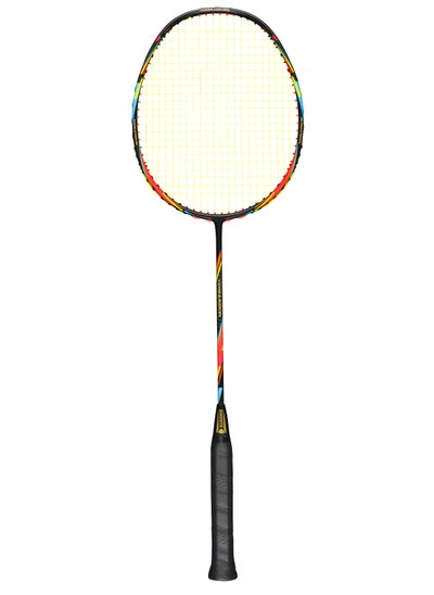 Buy INFINITE Badminton Head Heavy Racquet with free racquet cover, Grip and string, High Carbon Fiber, 80g, G4, 24-33lbs, Suitable for attacking player in UAE