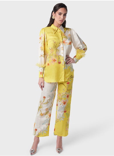 Buy Floral Printed Shirt & Pants Set in UAE