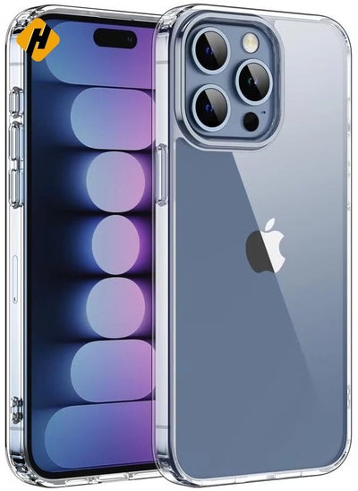 Buy iPhone 16 Pro 6.3 inch Slim Crystal Clear Case – Shockproof, Scratch-Resistant Transparent Protective Cover in Saudi Arabia