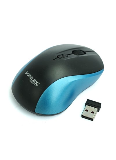 اشتري Wireless Mouse for PC, Mac, Laptop, 2.4 GHz with USB Mini Receiver, Optical Tracking, Long Battery Life, Dual Mode Wireless Slim Mouse Silent Edition Quiet Click for Laptop/Notebook/PC/Mac في الامارات