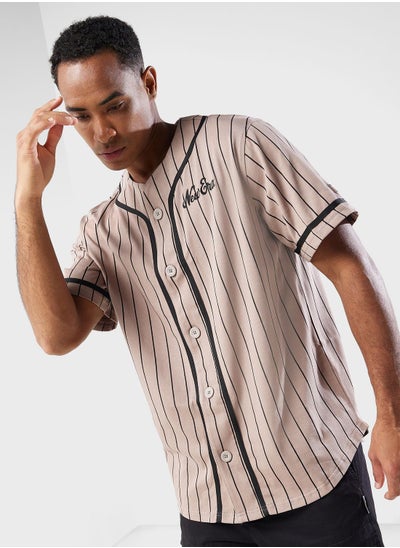 Buy Essential Pinstripe T-Shirt in UAE