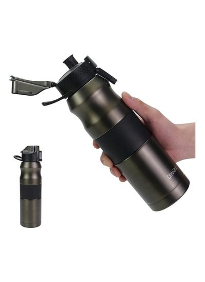 Buy Leak Proof Bottle  Thermos Coffee Thermos Hot Cold Thermos Sport Jug Metal Canteen 500ml in Egypt