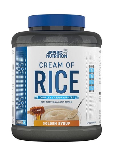 Buy Applied Nutrition Cream of Rice High Carbohydrate Source of Energy for Breakfast & Snacks, Easy to Digest, Low Sugar, Low Fat, Vegan, 2kg Golden Syrup in UAE