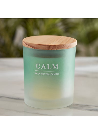 اشتري Nourish Calm Jar Candle with Wooden Lid 206 g في الامارات