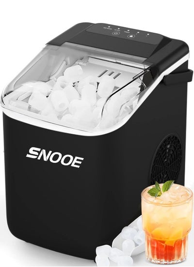 Buy Ice Makers Countertop Portable Electric Ice Cube Machine 9 Pellet Ice Ready in 6 Mins with Scoop Basket Home Bar Camping Office in Saudi Arabia