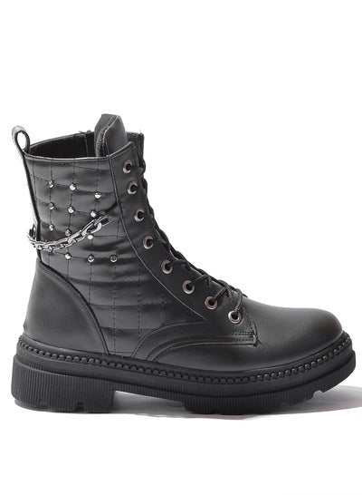 Buy Half Boot  Leather Capotine Series -Black in Egypt