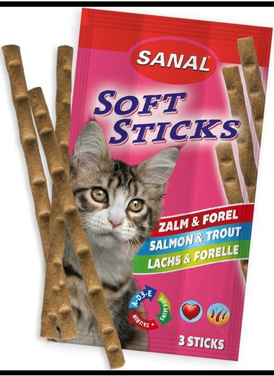 اشتري Cat Softsticks Salmon&Trout 15G في الامارات