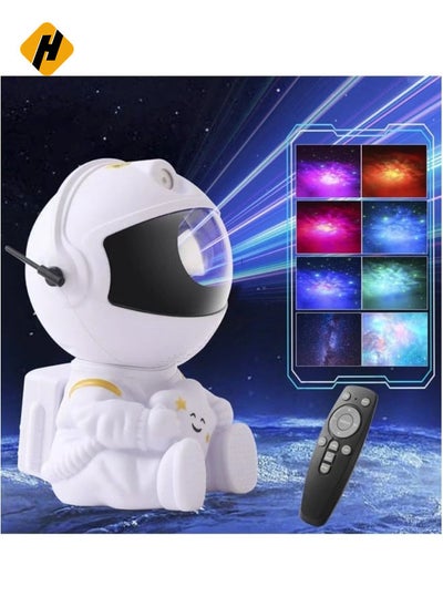 Buy Star Projector Night Light with Timer, Remote Control and 360°Adjustable Design, Astronaut Nebula Galaxy Night Light Projector for Children Adults Baby Bedroom, Party Room and Game Room in UAE