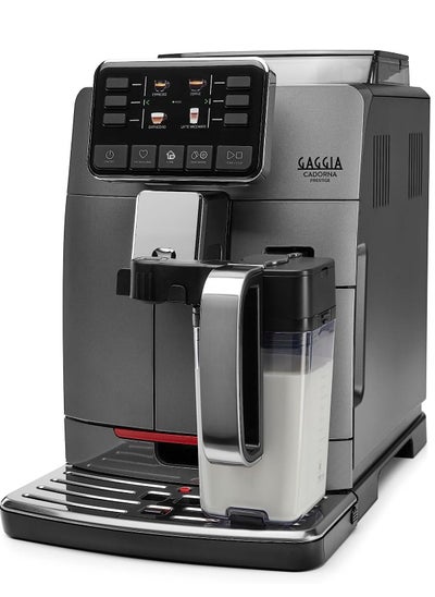 اشتري Gaggia Cadorna Prestige | Automatic Bean to Cup Espresso and Coffee Machine | Made In Italy | Americano, Cappuccino, Caffe Lungo, Ristretto, Latte Macchiato Maker for Home and Office في الامارات