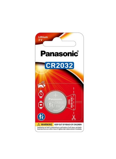 Buy Panasonic CR 2032 Battery Lithium 3V in UAE