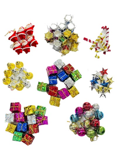 اشتري KRIWIN 82 pcs Christmas Tree Decorations for Home (Multi_Small) في مصر