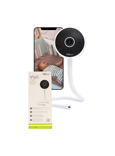 Buy Viyu Smart WiFi Baby Monitor Camera, Four Different Sensors, Two-Way Communication, Night Vision, Flexible Base in Saudi Arabia