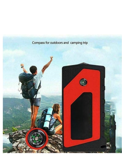 Buy Portable Car Jump Starter Booster Power Bank with Battery Charger for Automobile Emergency Start USB Outdoor Travel and Vehicle Power. in UAE