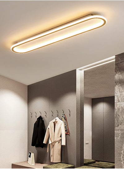 Buy (BLACK-60CM) simple modern LED ceiling light  aisle light  bedroom living room corridor light creative balcony light in Saudi Arabia