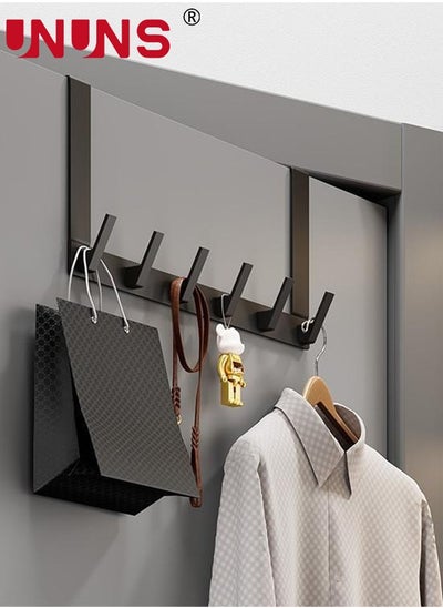 اشتري Over The Door Hooks,6 Hook Door Hanger Rack,Decorative Organizer Hooks For Clothes,Coat,Hat,belt,Towels في السعودية