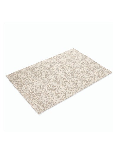 اشتري Lytone Circular Knitted Rug, Beige & White - Small, 160x230cm في الامارات