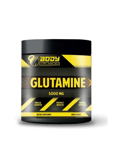 اشتري Body Builder Glutamine Unflavored - 5000mg, L-Glutamine for Enhanced Muscle Growth, Immune Support, and Breakdown Prevention - Ultimate Muscle Recovery – 60 servings في الامارات