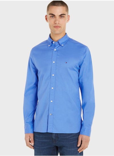 Buy Essential Poplin Slim Fit Shirt in Saudi Arabia