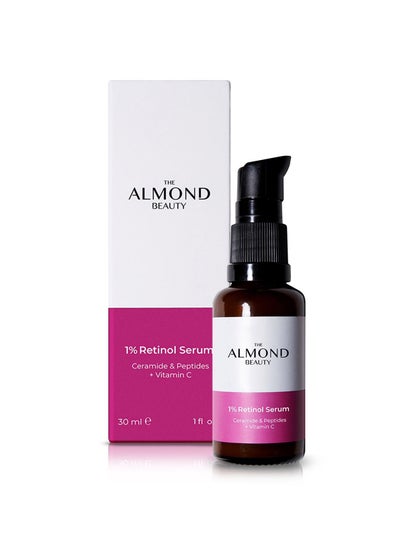 Buy Repairing and Nourishing Retinol Serum ( 1% Retinol with peptides + vitamin C ) & CERAMIDE in Saudi Arabia