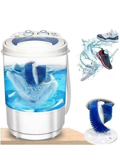 Buy Mini Shoes Washer Blue-Ray Bacteriostatic Small Portable Washing Machine Shoes Washer And Dryer Mini Wash Machine For Shoes in UAE