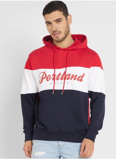 Buy Colour Block Hoodie in Saudi Arabia