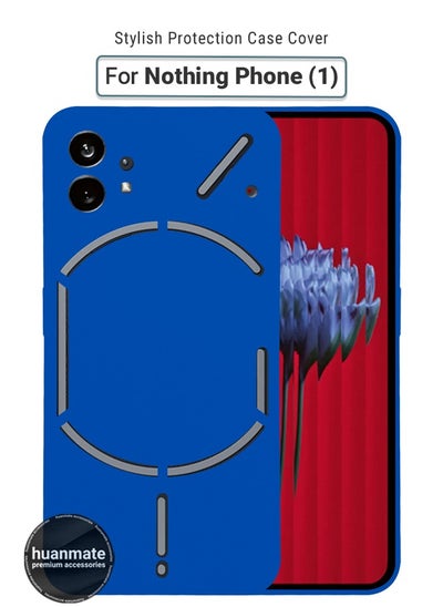 اشتري Stylish Silicone Case Cover For Nothing Phone 1 Blue في السعودية