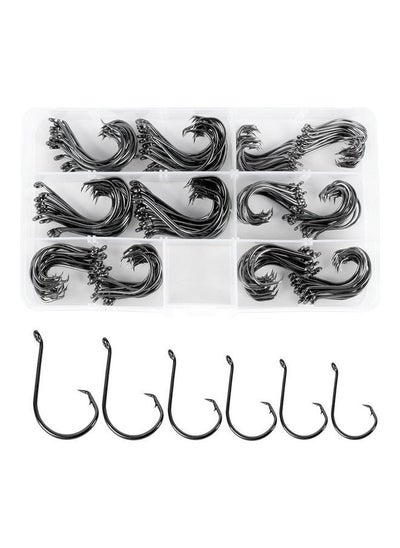 Buy 180-Piece/Box Offset Circle Hook in Saudi Arabia