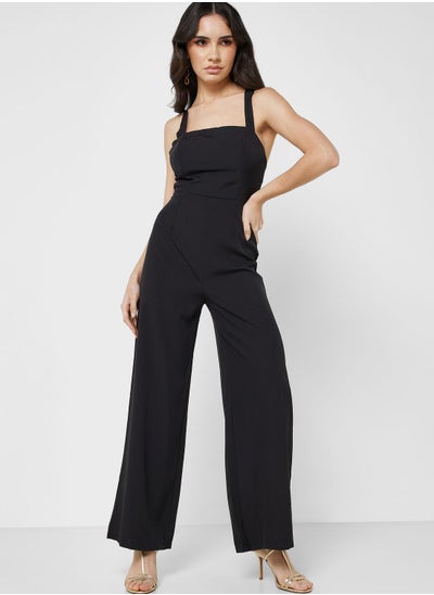 Buy Cross Neck back Jumpsuit in UAE