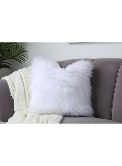 Buy Mongolian Faux Fur Filled Cushion in UAE