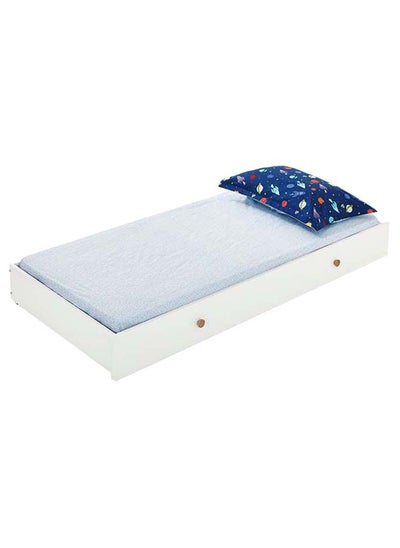 Buy Atlas Pull-Out Single-Sized Bed, Matte Moonstone - 90x190 cm in UAE