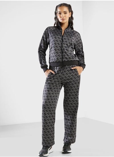 Buy T7 All Over Printed Track Pants in UAE