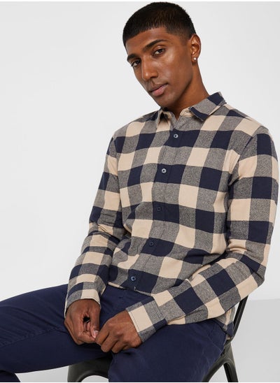 Buy Checked Regular Fit Shirt in Saudi Arabia