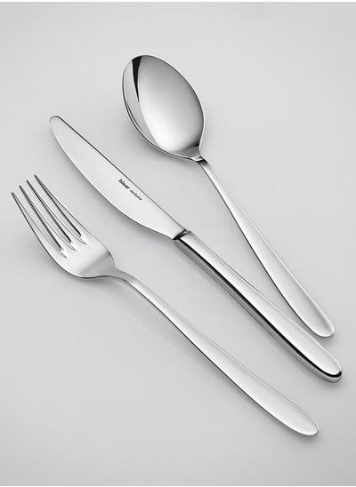 اشتري Hisar Side  -  Stainless Steel 18/10 - 60 pcs Cutlery Set. Made in Turkey في الامارات