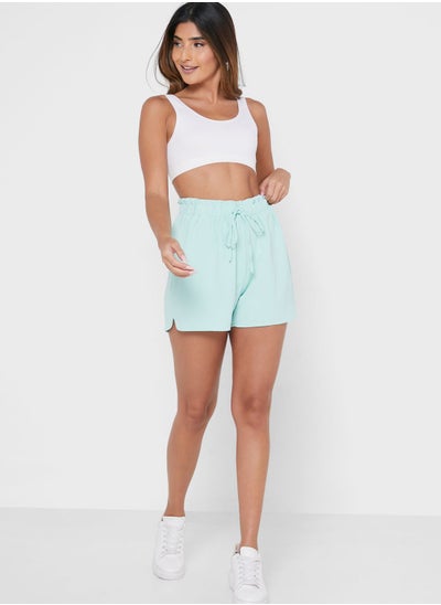 Buy Drawstring Detail Mini Shorts in UAE