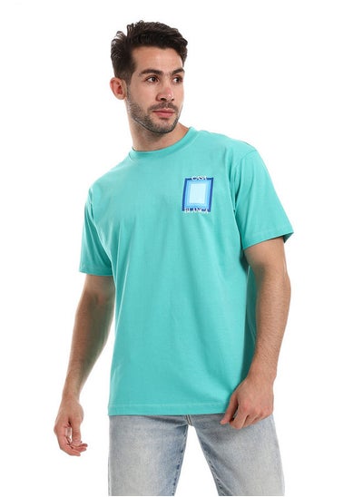 Buy White Rabbit Casa Blanca Front & Back Turquoise Slip On Tee in Egypt