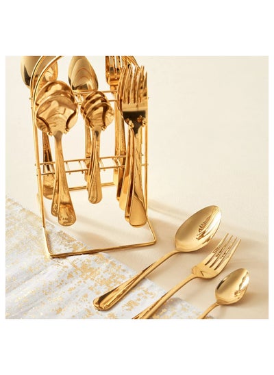 Buy Oro 18-Piece Cutlery Set - Serves 6 in Saudi Arabia