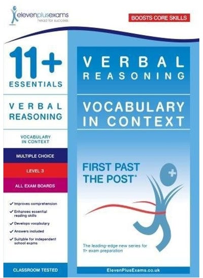 Buy 11+ Essentials Verbal Reasoning: Vocabulary in Context Level 3 in UAE