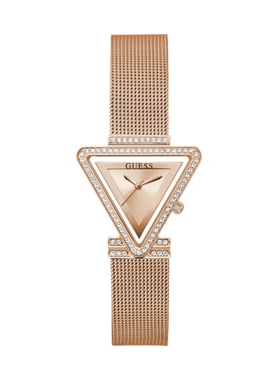 اشتري Ladies Rose Gold Tone Analog Stainless Steel Band Watch GW0508L3 - 34mm في الامارات