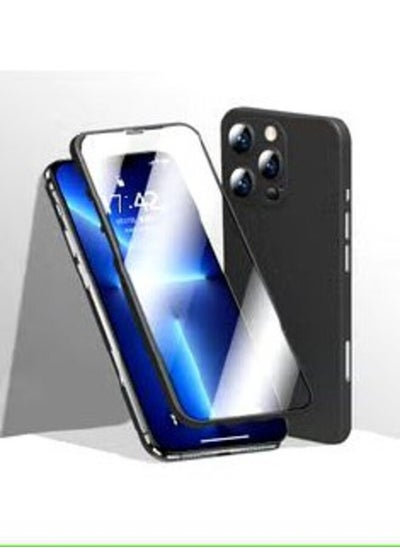 Buy 360 degree cover and screen for iPhone 12 Pro - black in Egypt