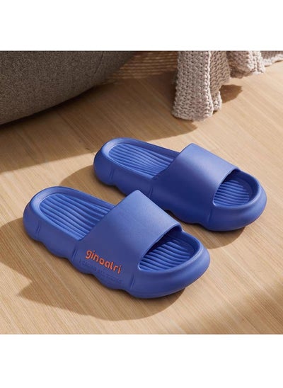 Buy Pillow Slippers for Women and Men Non Slip Quick Drying Shower Slides Bathroom Sandals Ultra Cushion Thick Sole in UAE