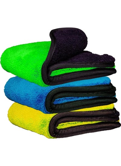 Buy Motrk Microfiber Towels For Car Home Kitchen Glass Window Drying Cleaning Cloth | Kitchen Dish Towel Car Wash Cleaning Rag in Saudi Arabia