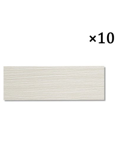 اشتري Wood grain floor stickers thickened PVC tile plank stickers paper moisture-proof matte waterproof floor stickers self-adhesive في الامارات